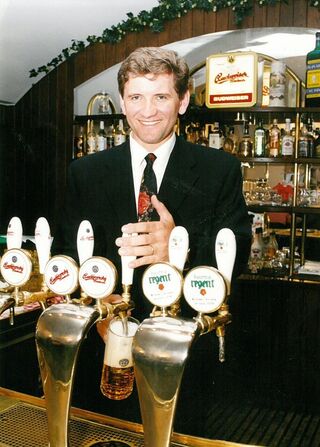 Jiří Boček roku 2000 již jako ředitel Budvaru (funkci zastával od roku 1991). Zdroj: archiv pamětníka